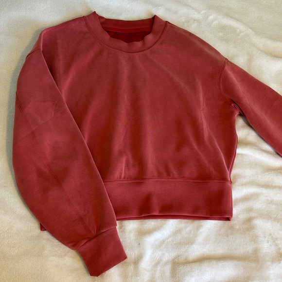 Lululemon softstreme Perfectly oversized cropped crew - Picture 2 of 3